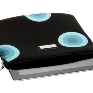 iPad Tablet Sleeve Cover Circles Bubbles Zippered